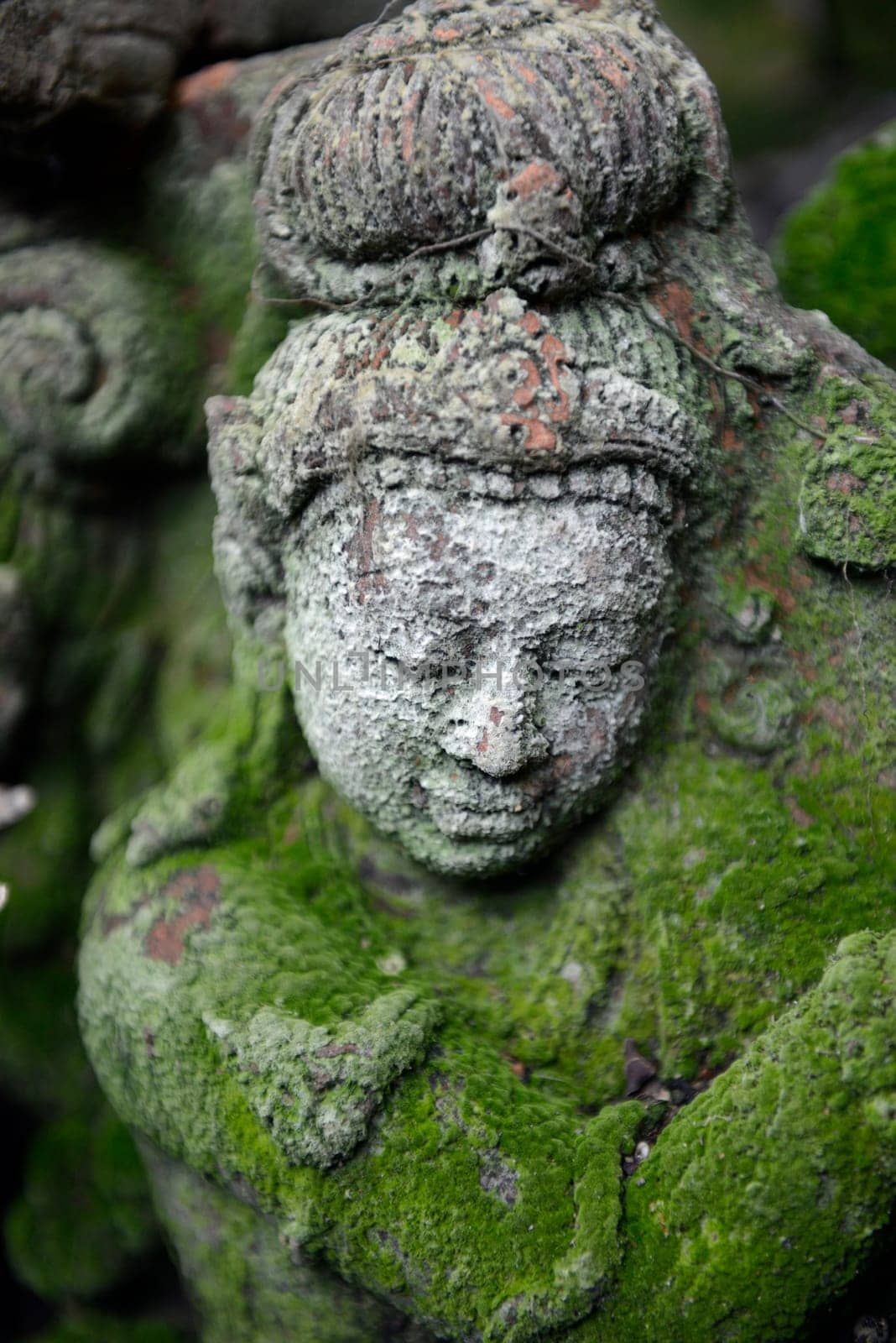 Traditional figures are available for sale in the garden of Ban Phor Linag Meun's Terracota Art at Terracota Garden in Chiang Mai in northern Thailand in South East Asia.