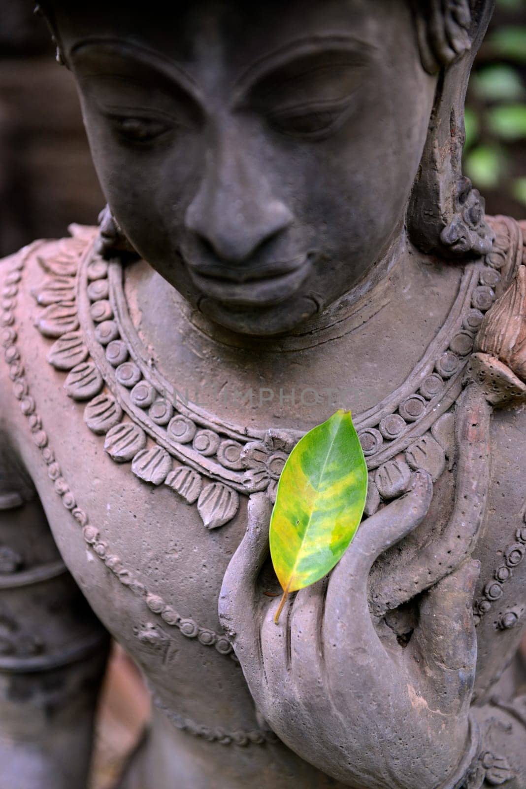 Traditional figures are available for sale in the garden of Ban Phor Linag Meun's Terracota Art at Terracota Garden in Chiang Mai in northern Thailand in South East Asia.
