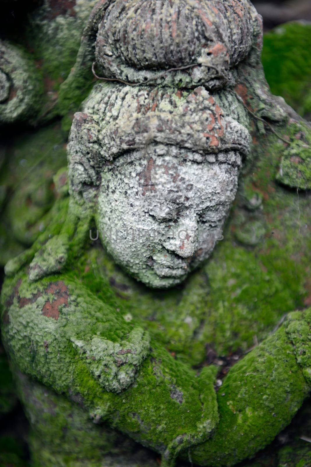 Traditional figures are available for sale in the garden of Ban Phor Linag Meun's Terracota Art at Terracota Garden in Chiang Mai in northern Thailand in South East Asia.