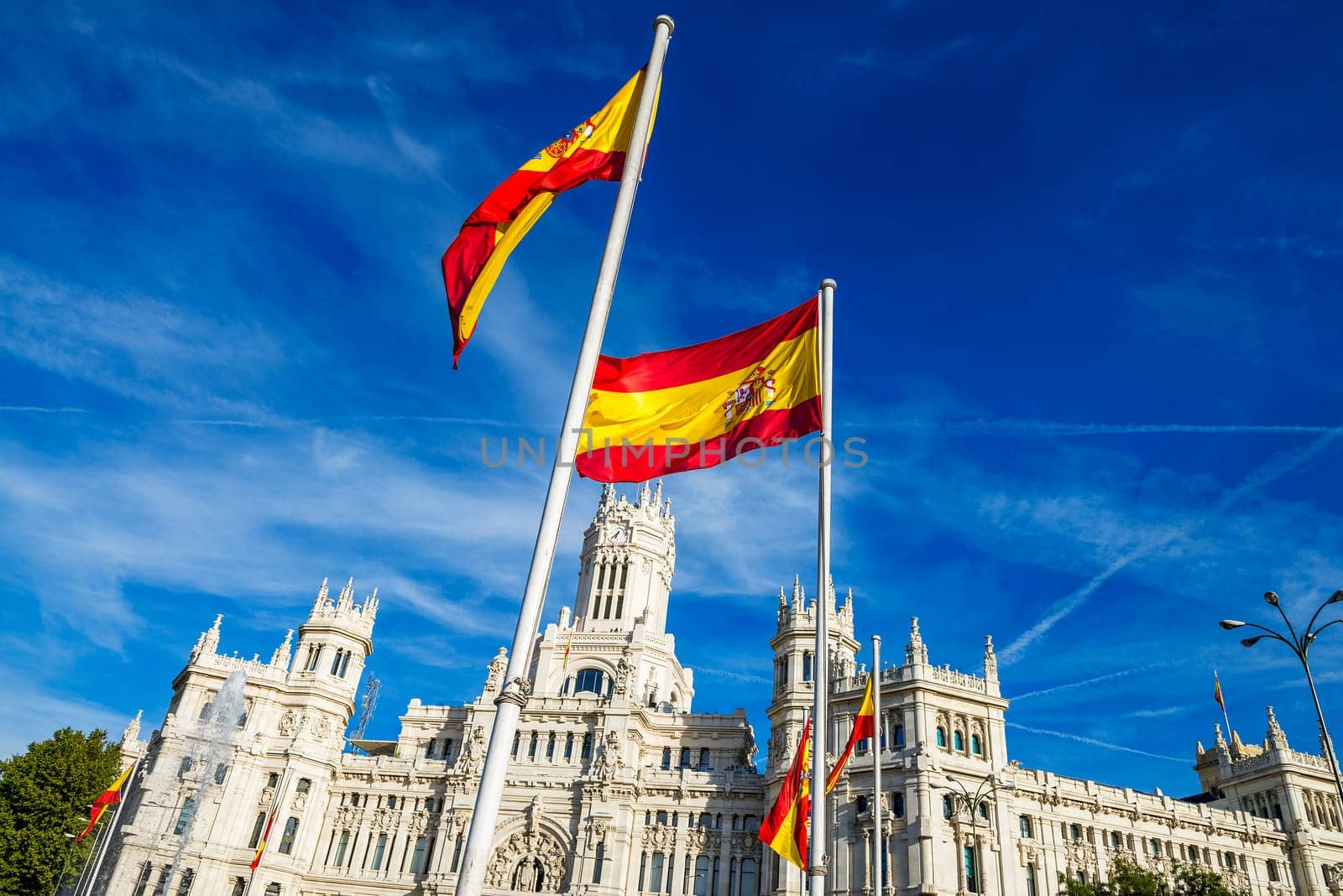 Cibeles museo and  located downtown Madrid, Spain