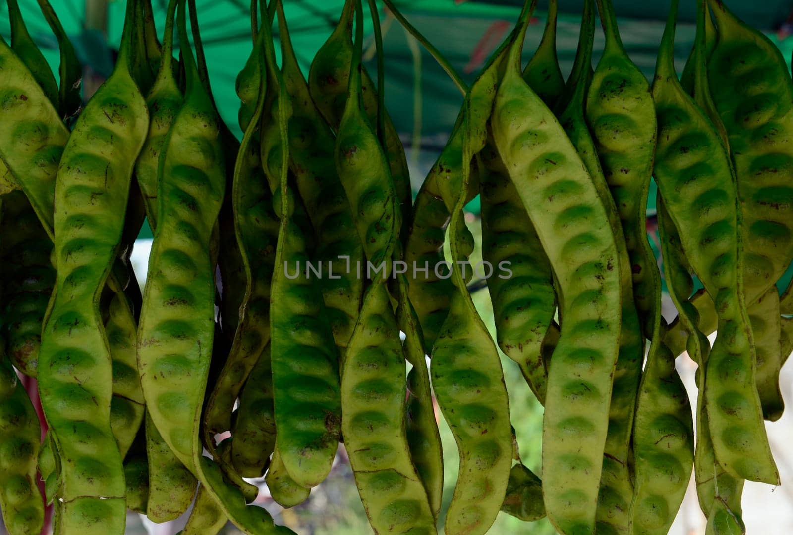 Gemuese at a regional market on the island of Phuket in the south of Thailand in South East Asia.