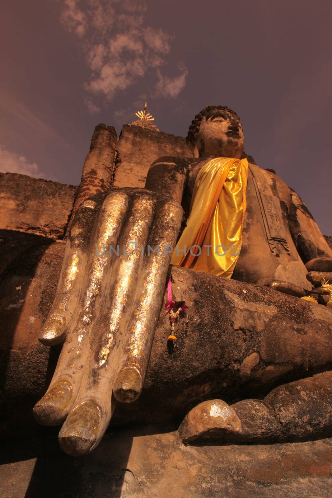 Wat Phra Si Ratana Mahathat in Si Satchanalai-Chaliang Historical Park,about 50 km from Sukhothai province in northern Thailand in South East Asia.