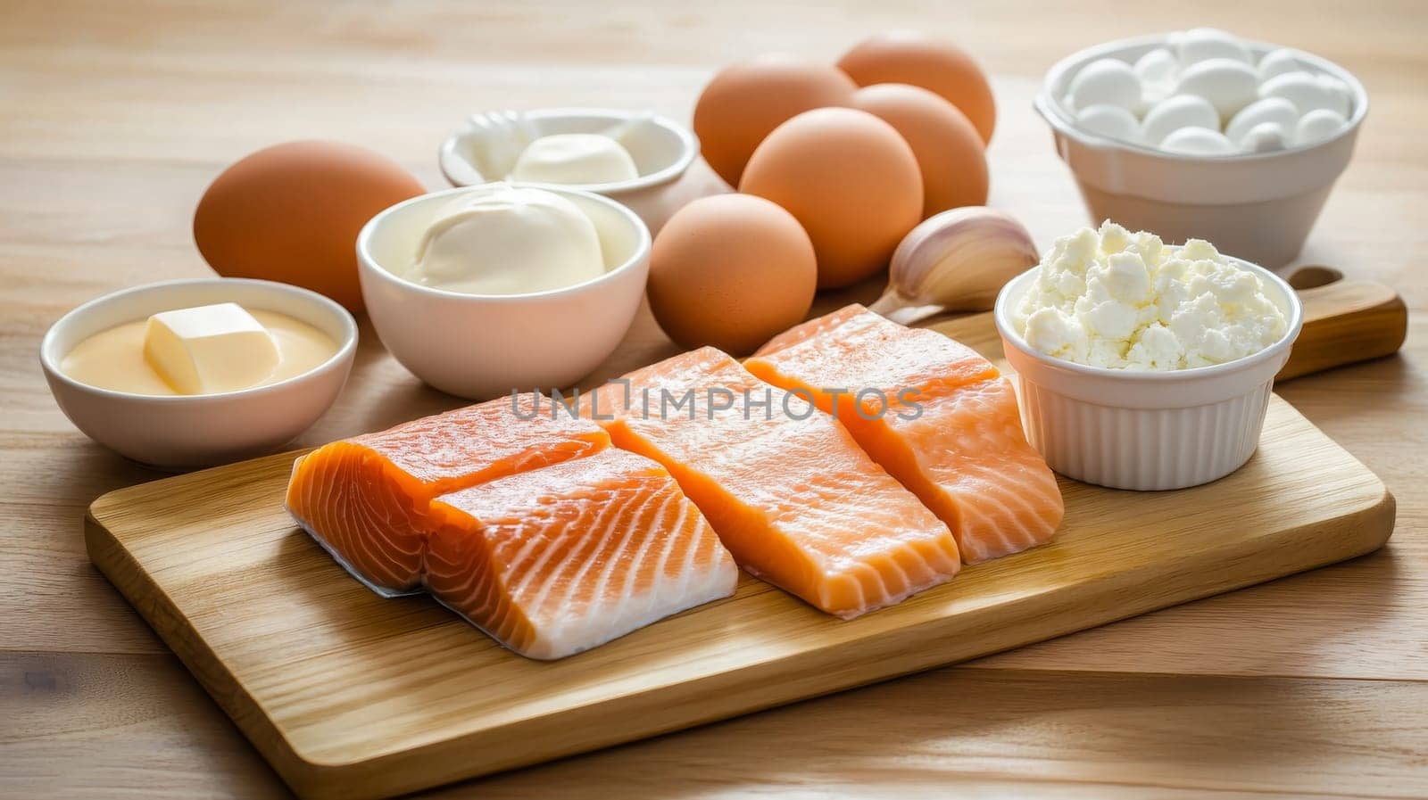 Ketogenic diet. Keto diet concept, Generative AI food