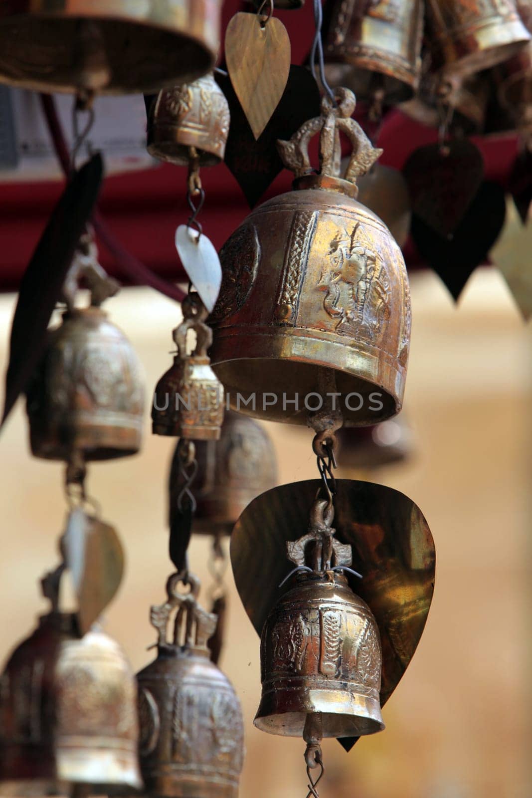 The architecture of Wat Phra That Doi Suthep Temple in Chiang Mai in northern Thailand.