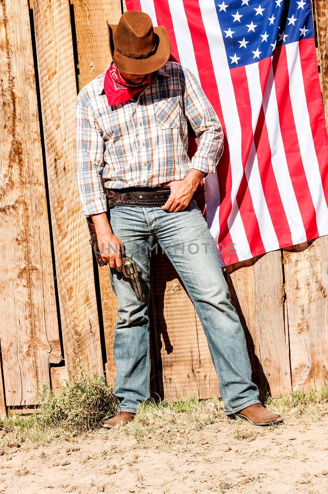 SOUTH WEST - A cowboy takes time to rest and reflect.