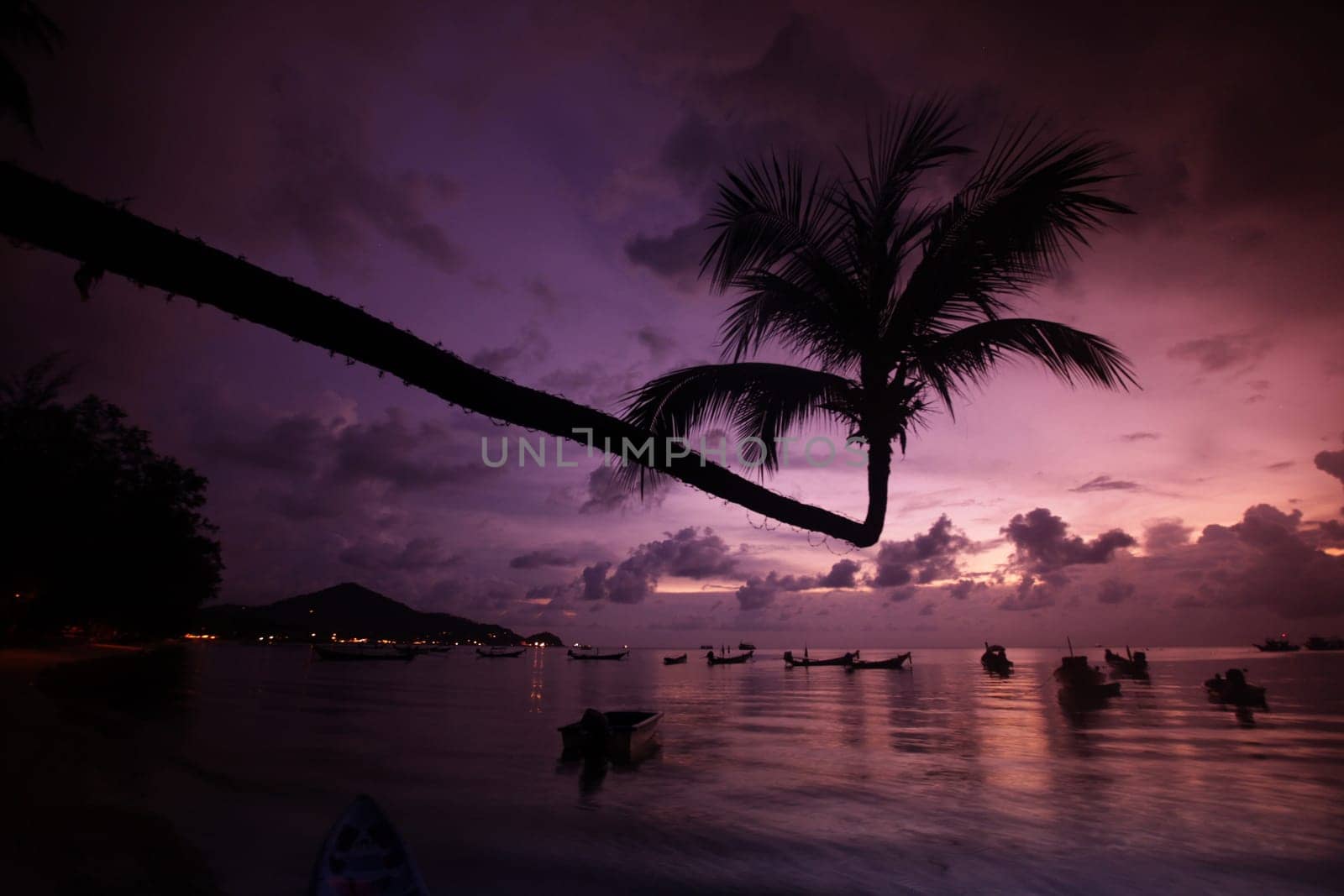 The beach of Hat Sai Ri on the island of Ko Tao in the Gulf of Thailand in the south-west of Thailand in South East Asia.