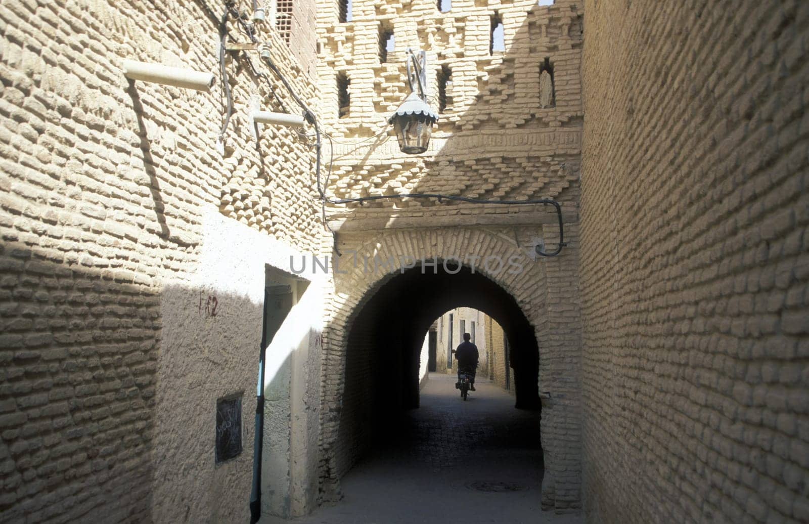 The old town of Tozeur in the south of Tunisia in North Africa.