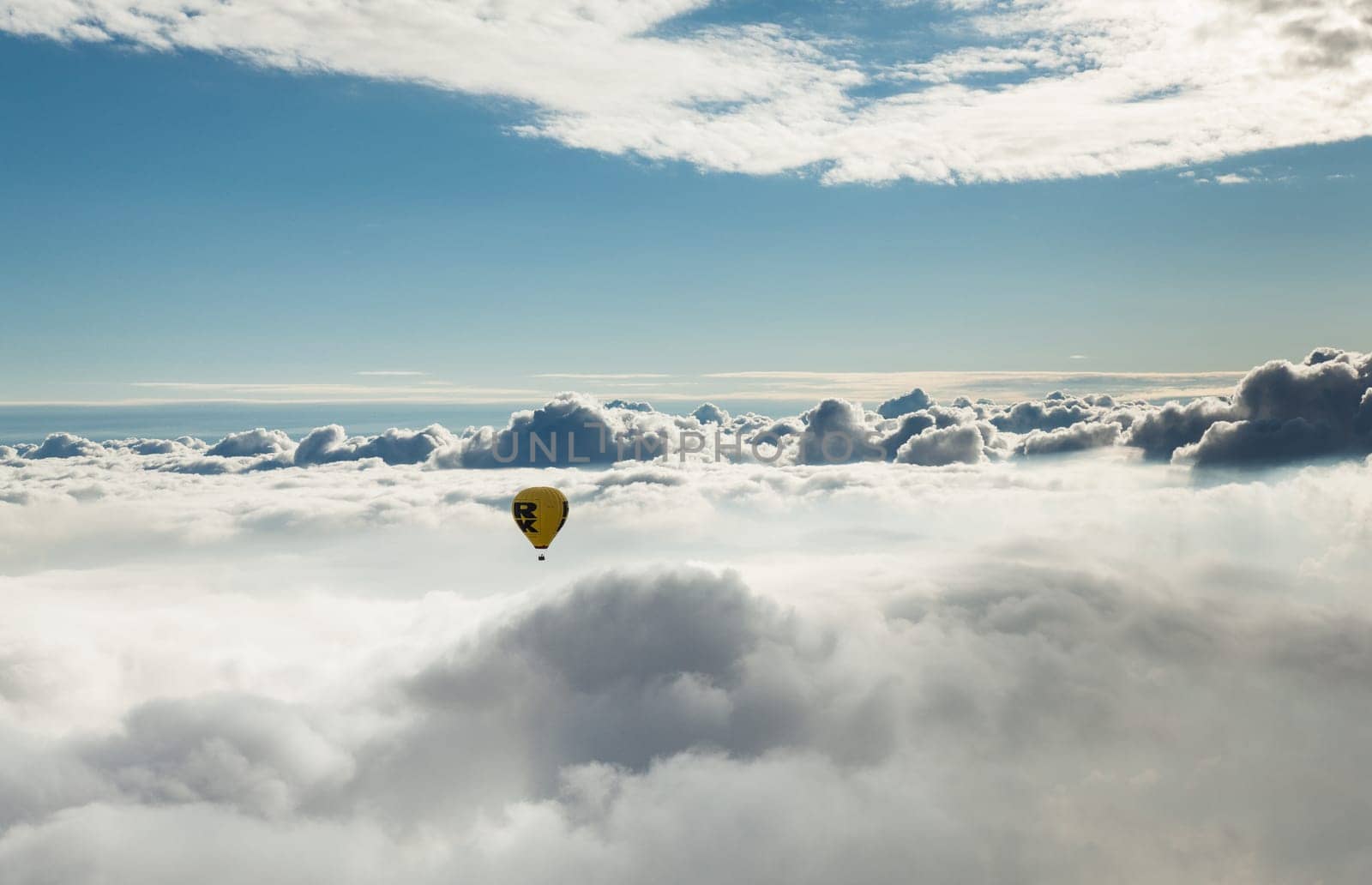 above the clouds