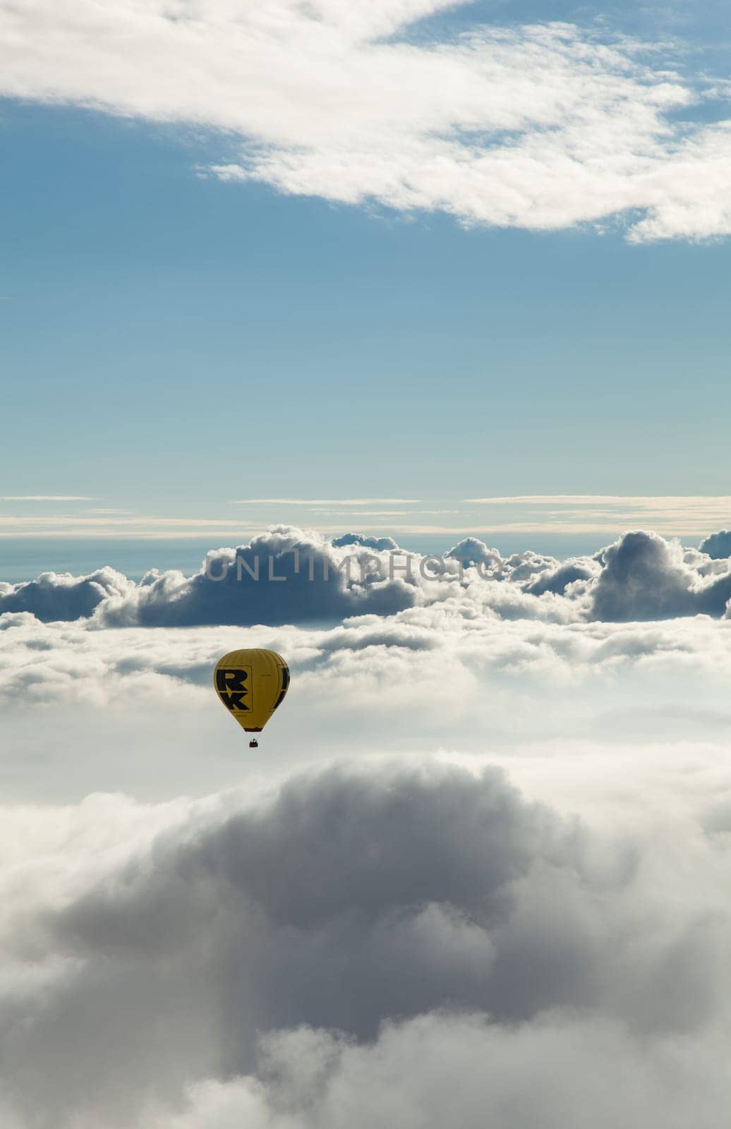 above the clouds