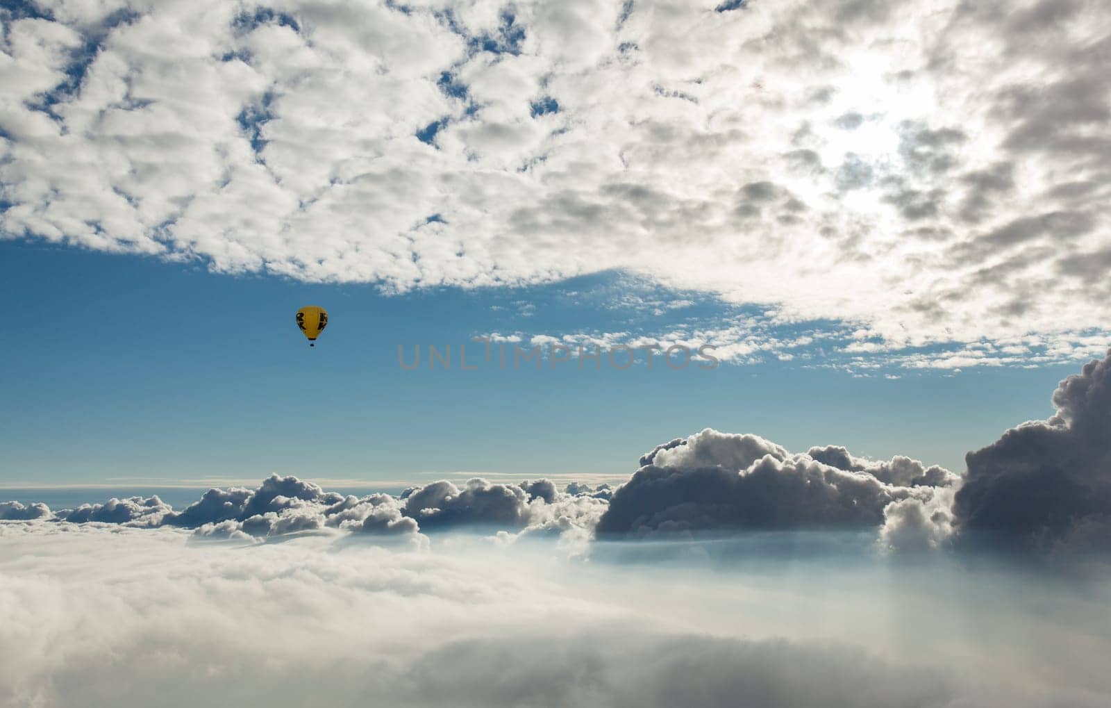 above the clouds