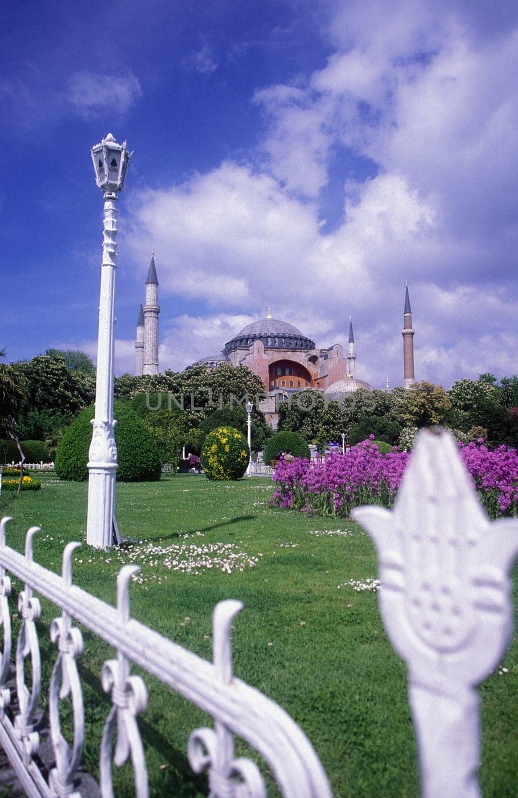 Aya Sofia Mosque in Istanbul's Sultanahmet district,In Tuerkey.