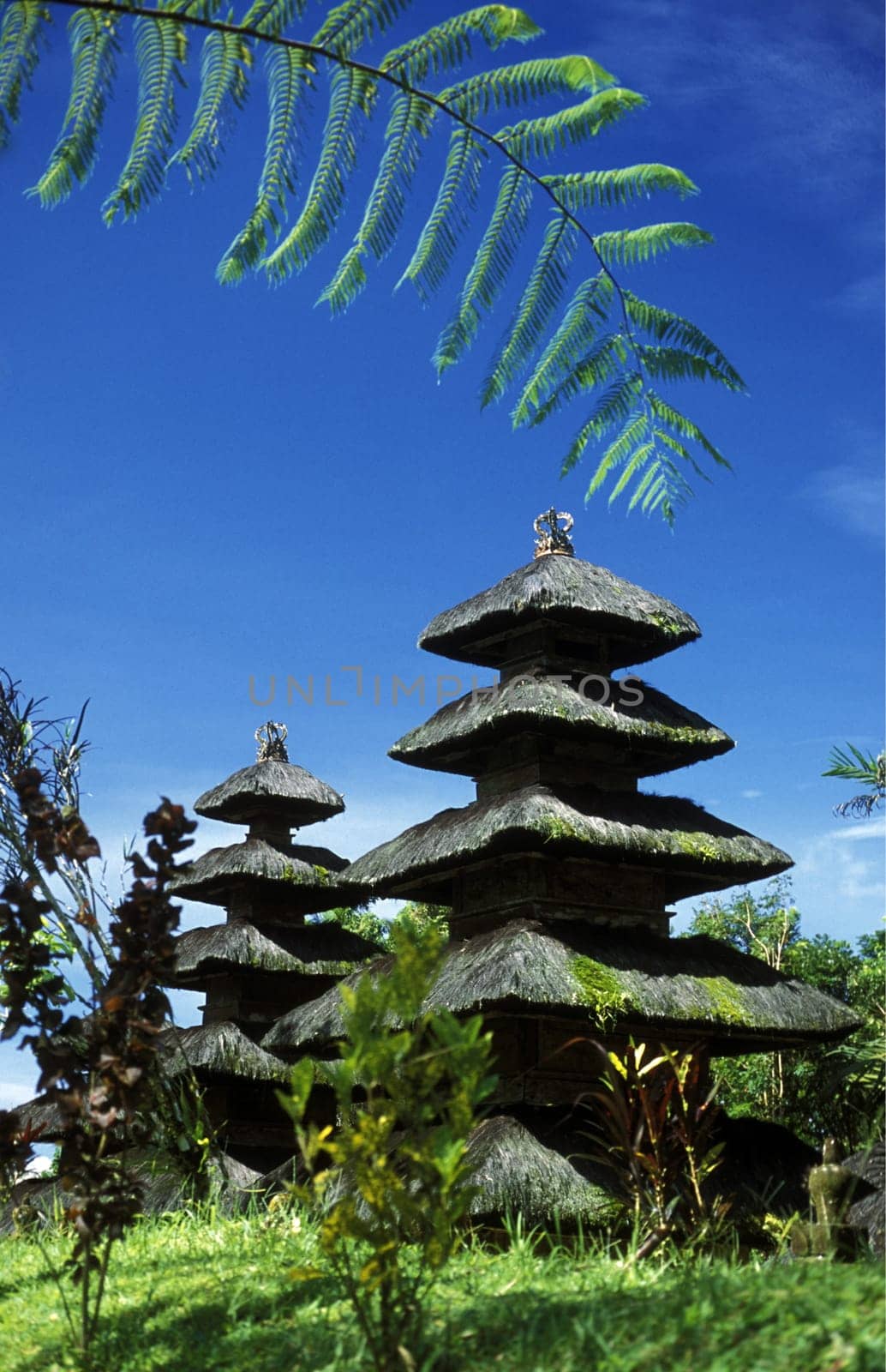 Pura Taman Ayun near Mengwi in central Bali on the island of Bali in Indonesia.