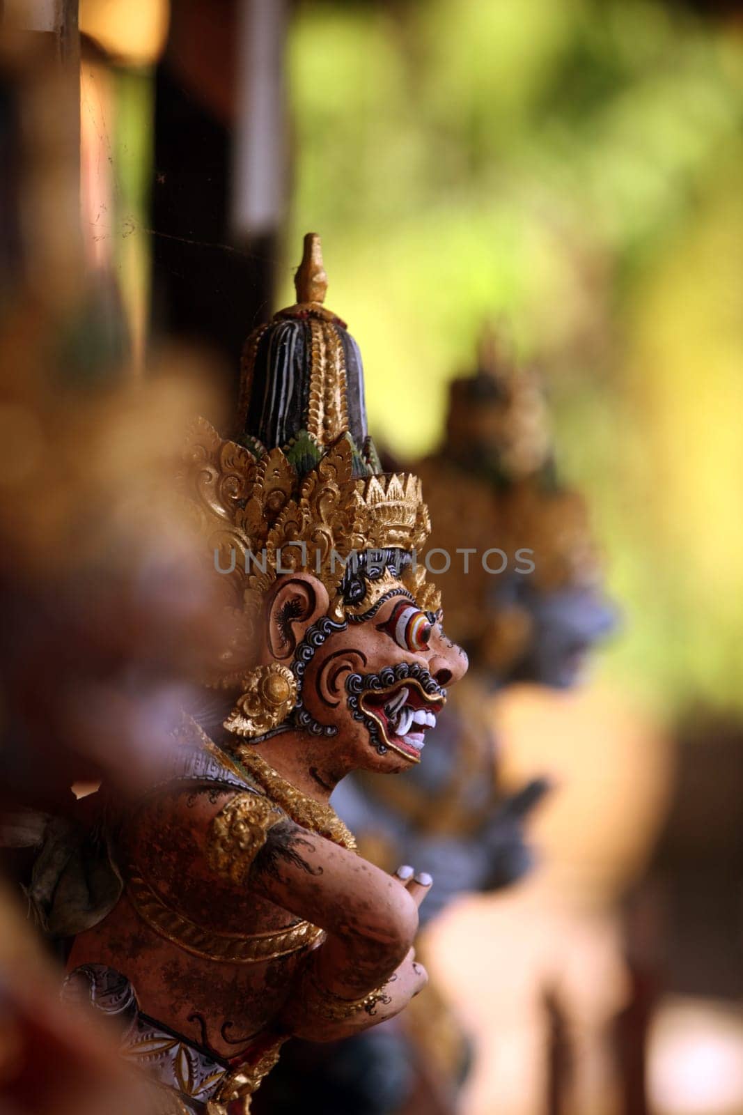 Asia,Indonesia,Bali,Ubud,Goa Gajah Temple,Temple,Figure,Religion,Hinduism, Figures at the Goa Gajah Temple near Ubud in the south of Bali in eastern Indonesia.       (Urs Flueeler)