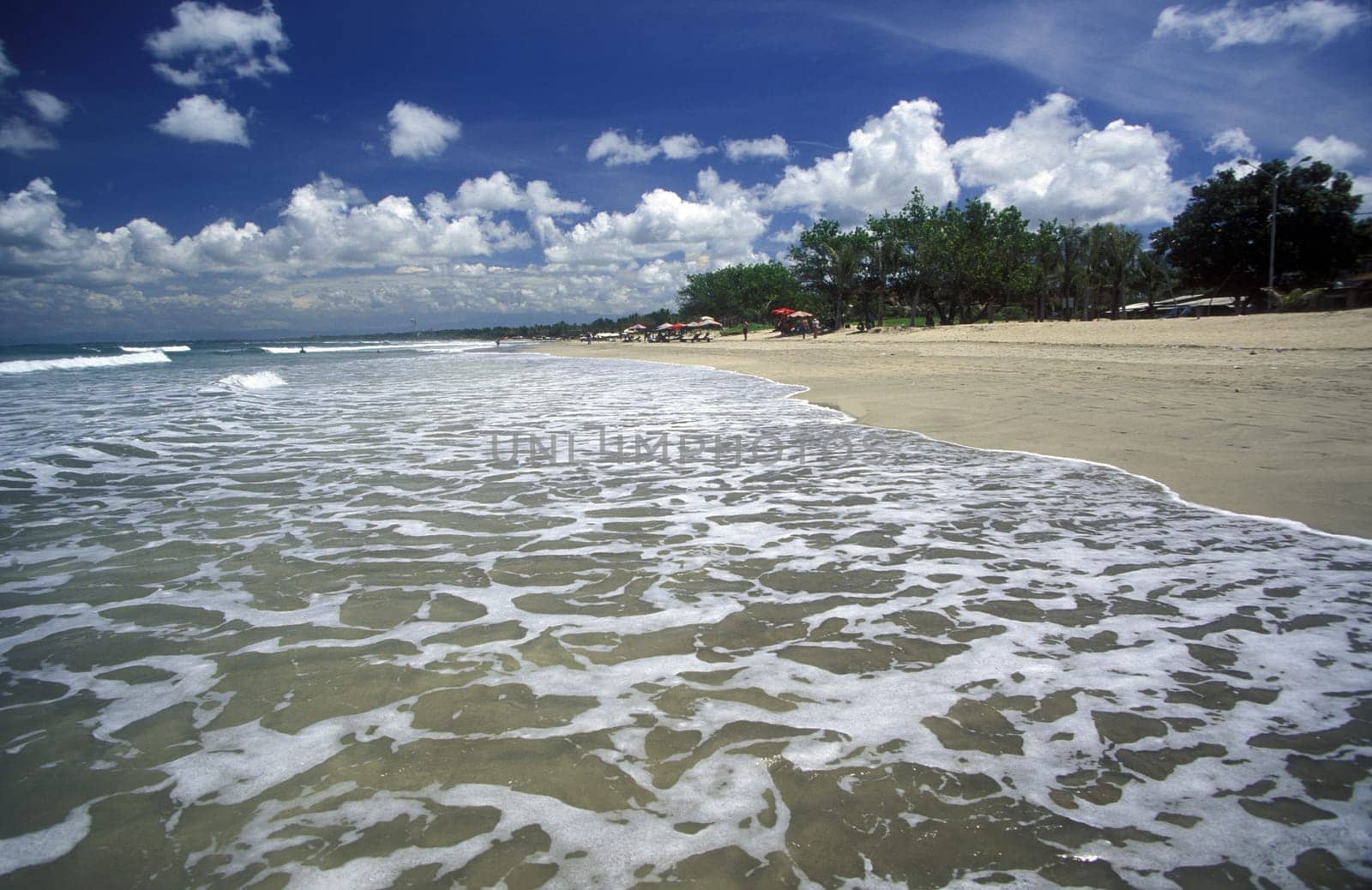 A beach in Nusa Dua in the south of the island of Bali in Indonesia in South East Asia.