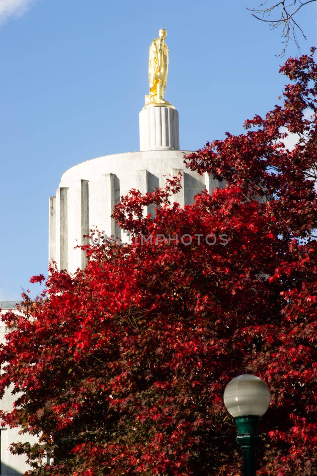 Daytime on the Capital Grounds Salem Oregon Northwest United States