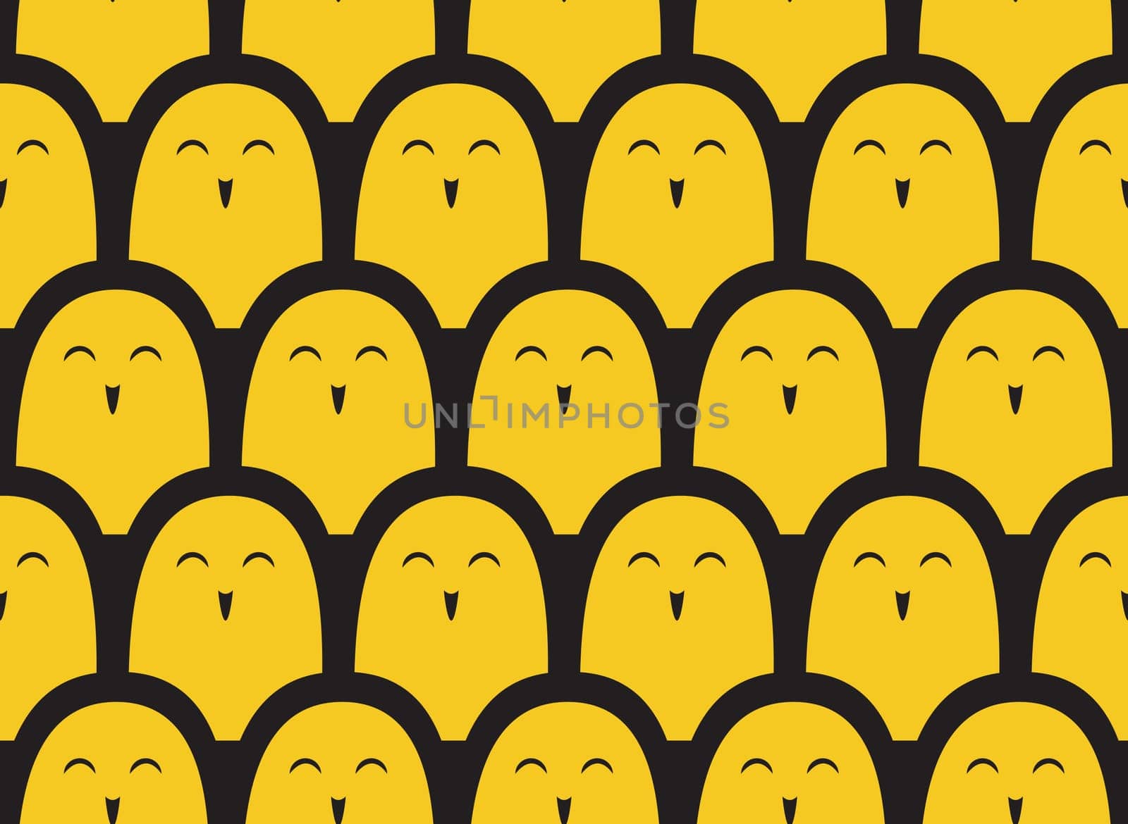 Colorful vector simple pattern . Crowd