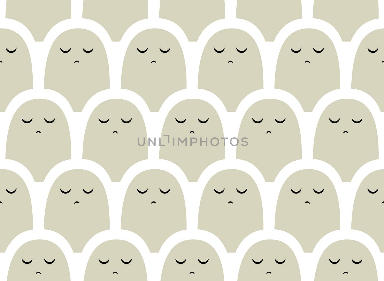 Colorful vector simple pattern . Crowd