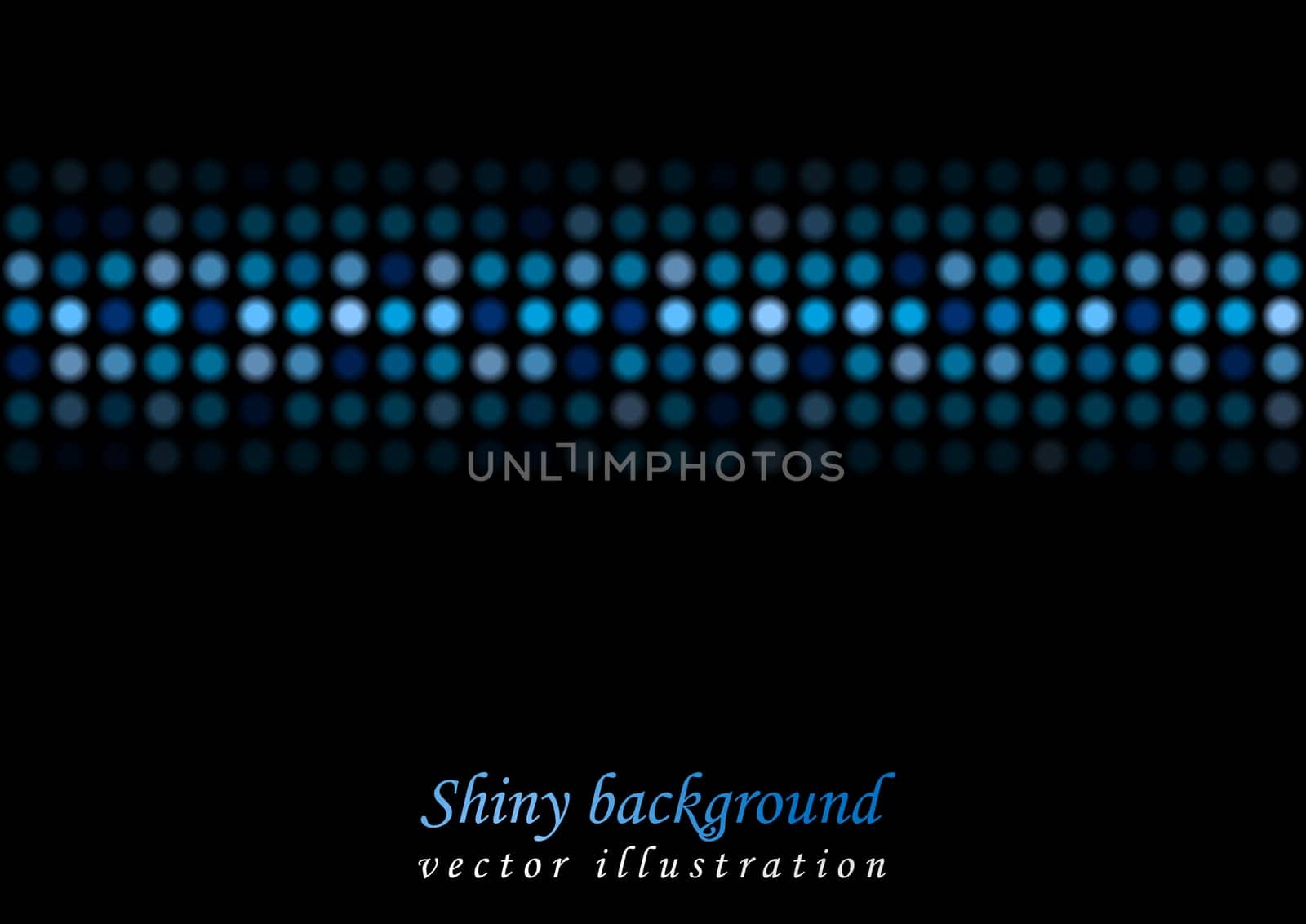 Blue shiny lights vector background