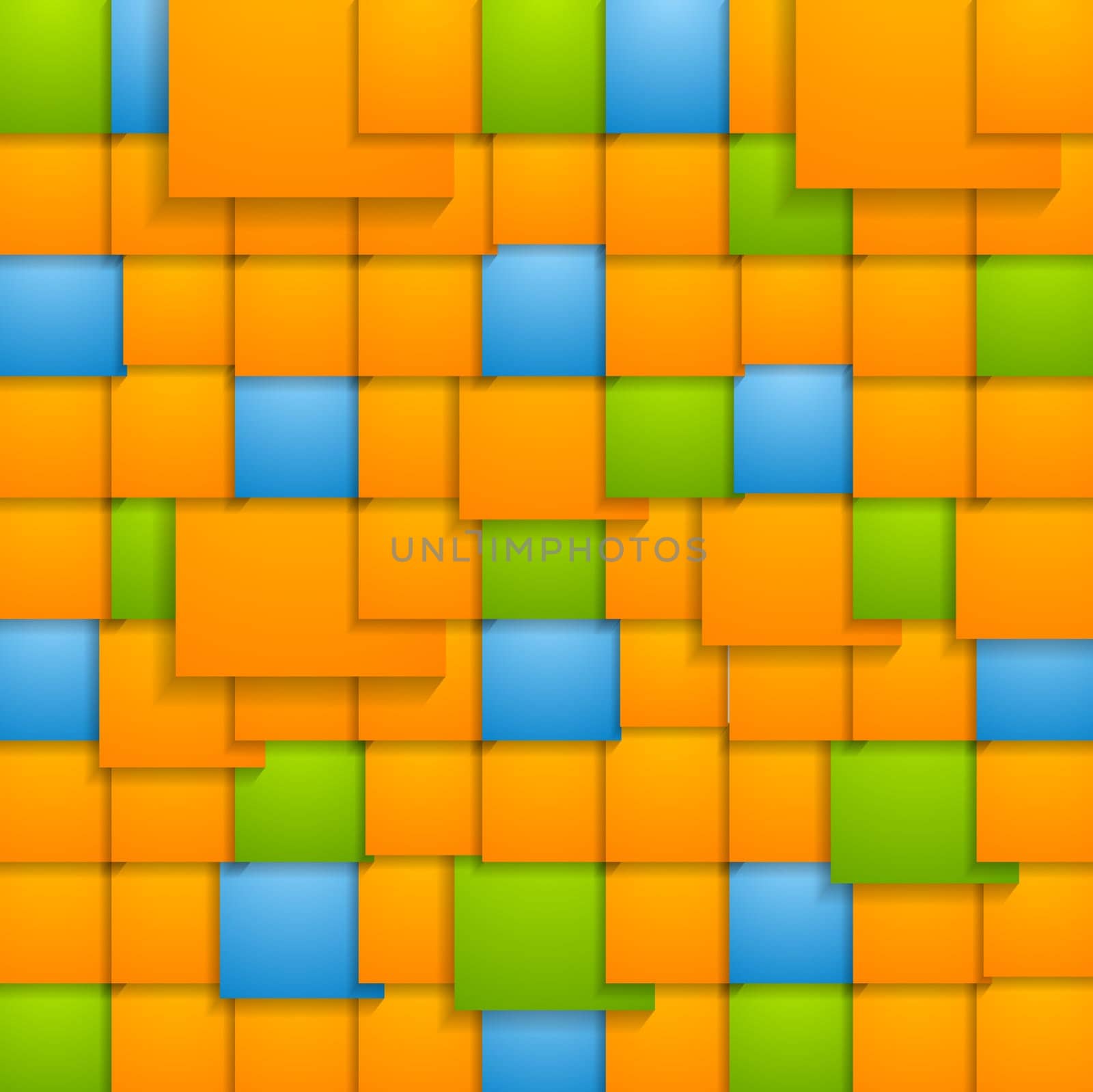 Abstract colorful vector squares design