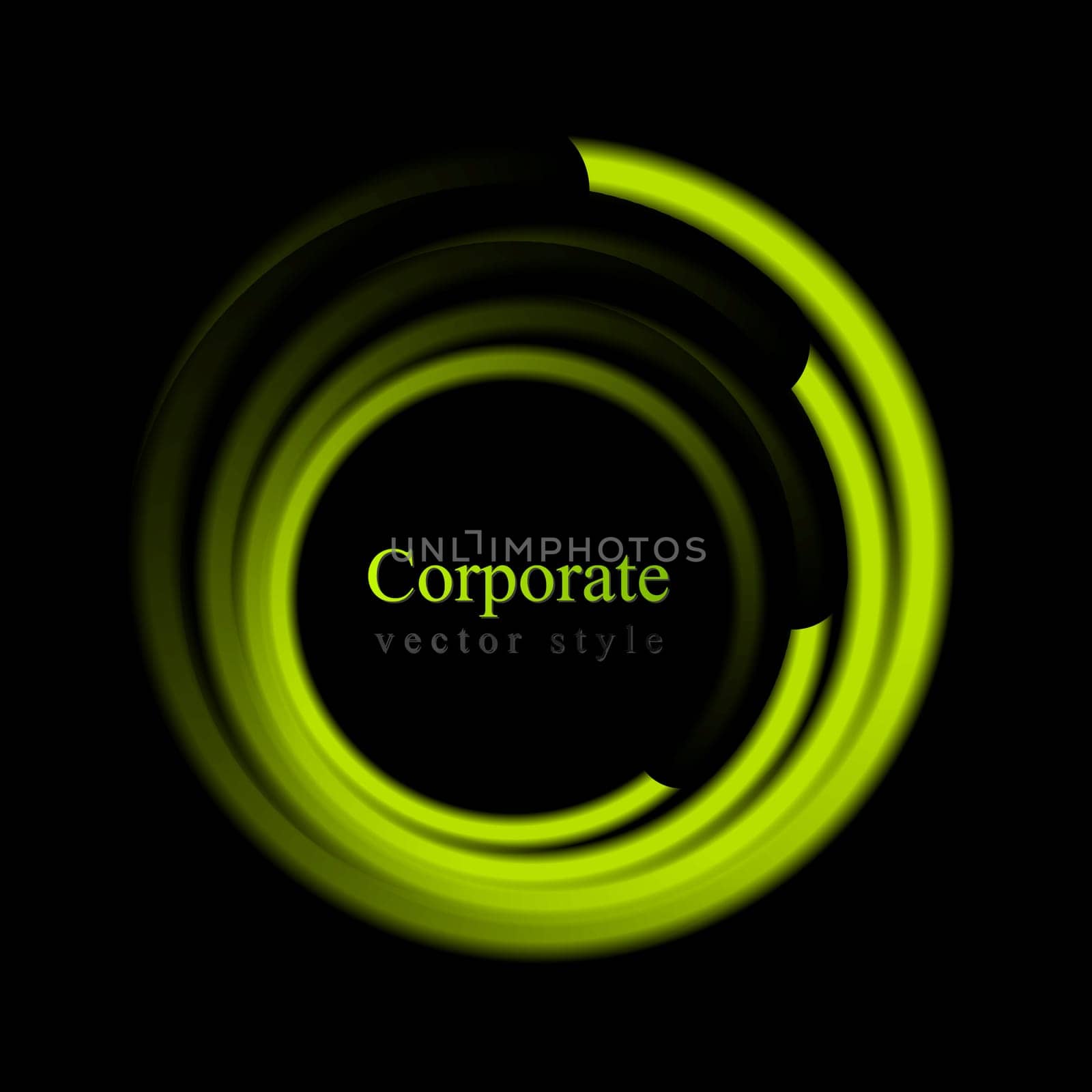 Abstract bright swirl circle background. Vector logo eps 10