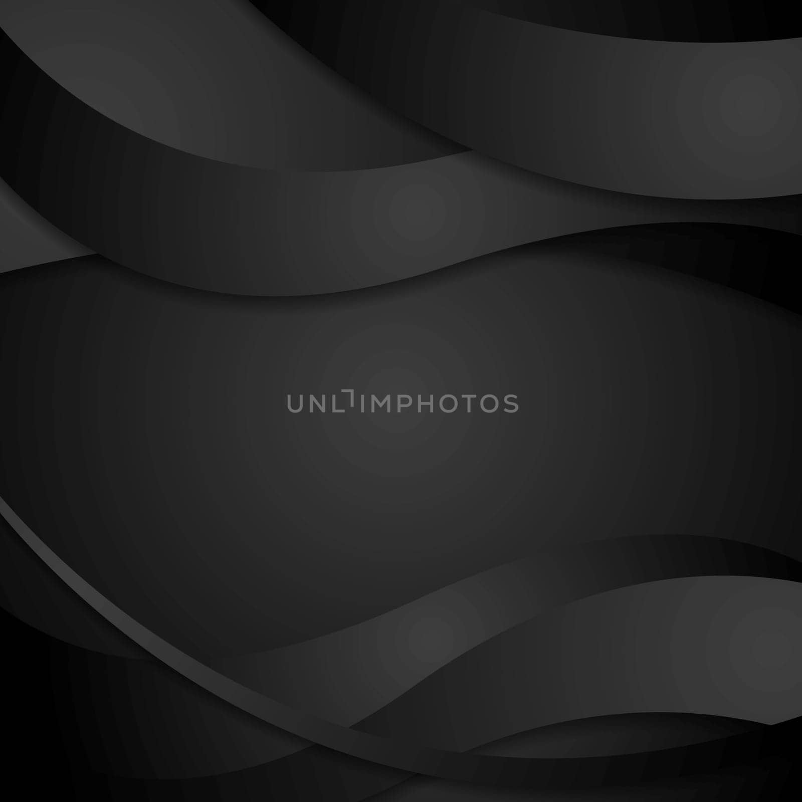 Abstract black waves tech background