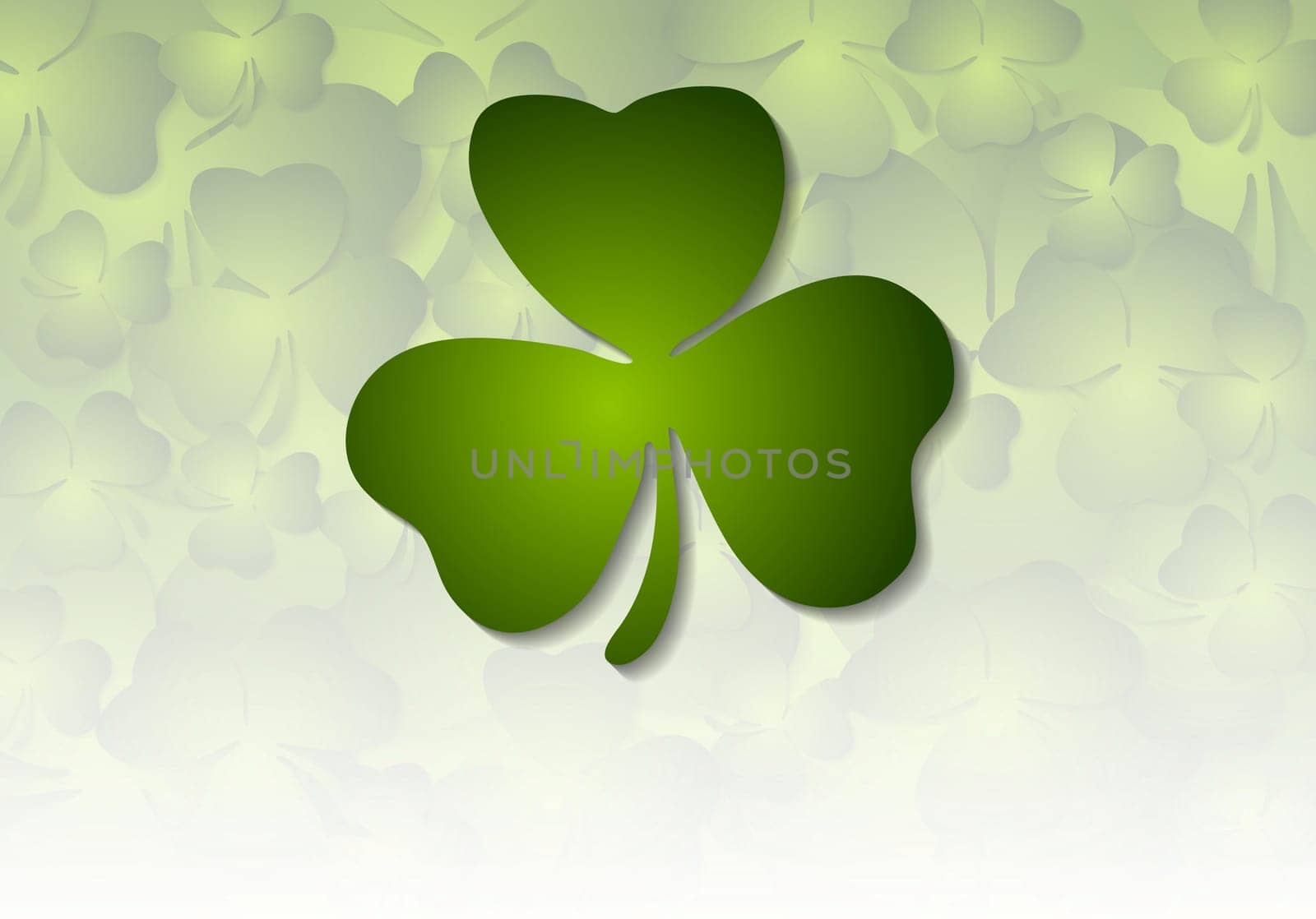 St. Patricks Day abstract vector background