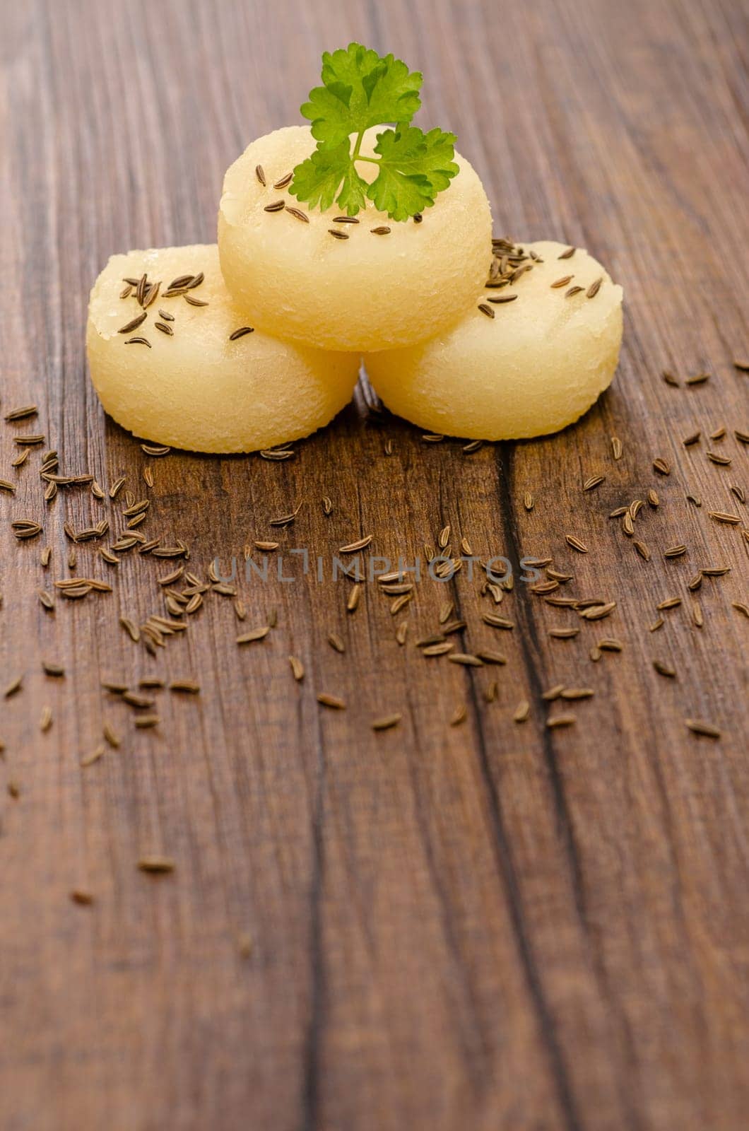 Harz cheese in portrait format with text clearance