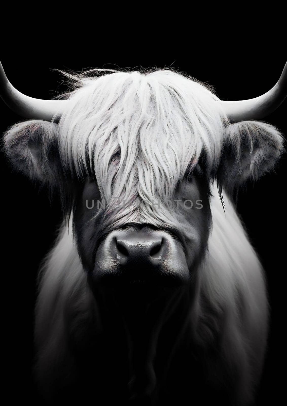 Hair cow scotland black cattle portrait highland farming nature beef mammal grass white field bull agriculture brown animals horn head