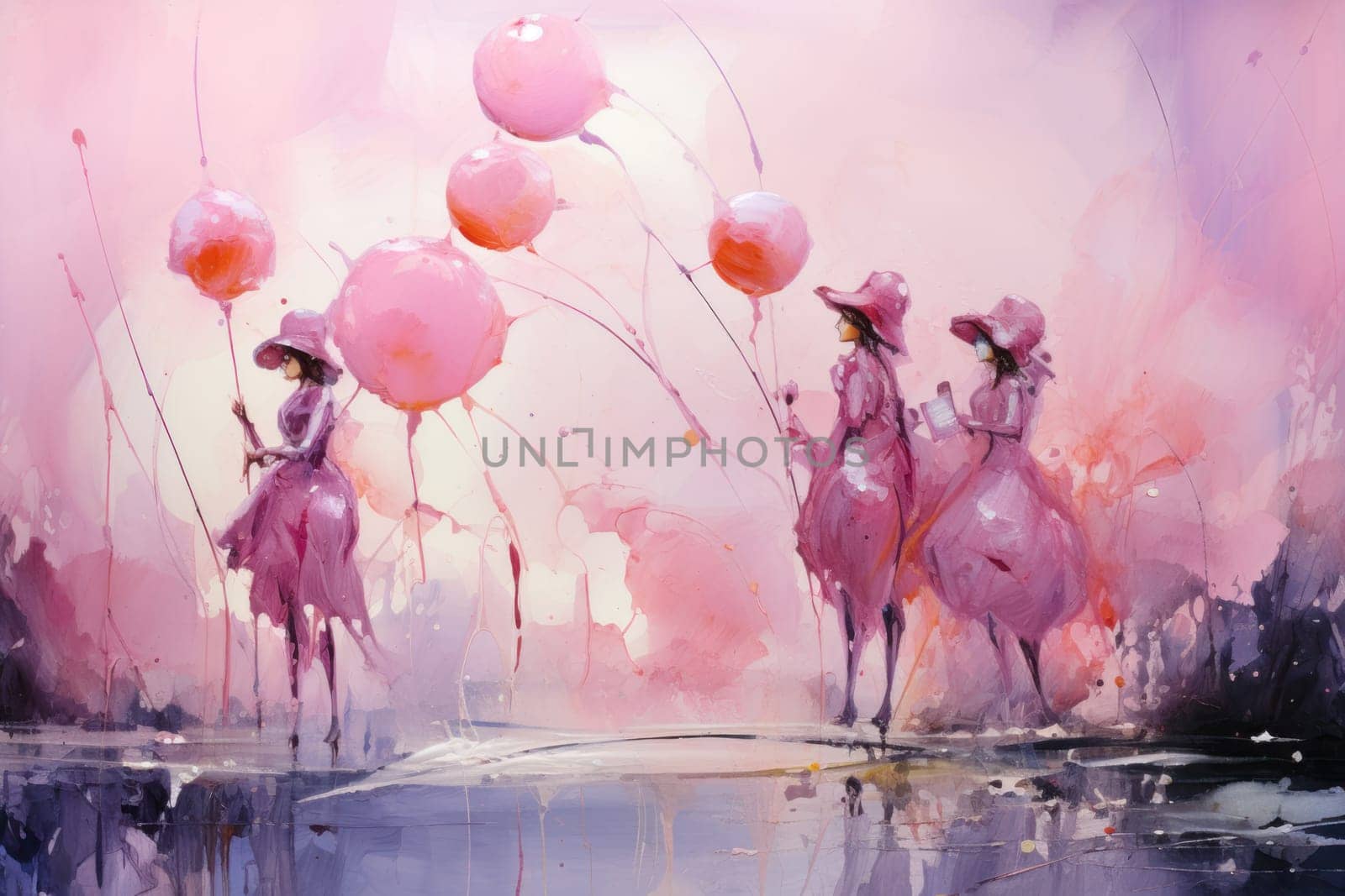 Immerse yourself in the enchanting world of holiday magic with this captivating illustration by a professional visual artist.