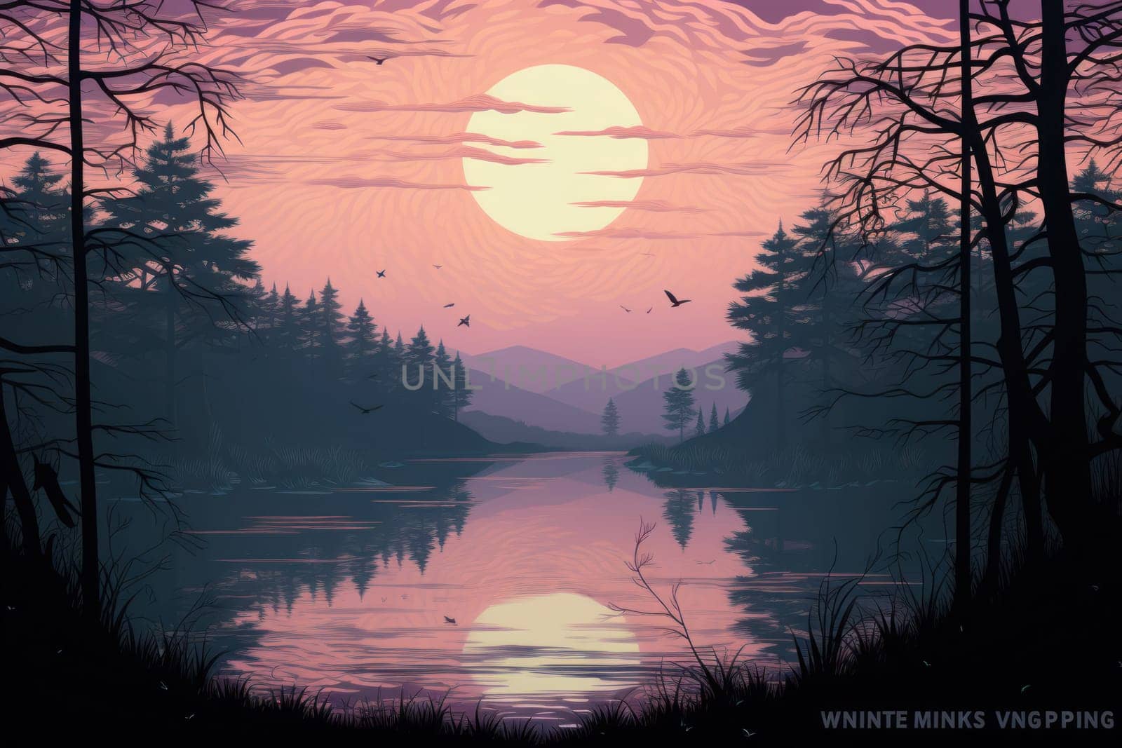 An evocative portrayal of the ethereal whispering wind, its gentle zephyrs bearing mystical secrets across expansive landscapes.