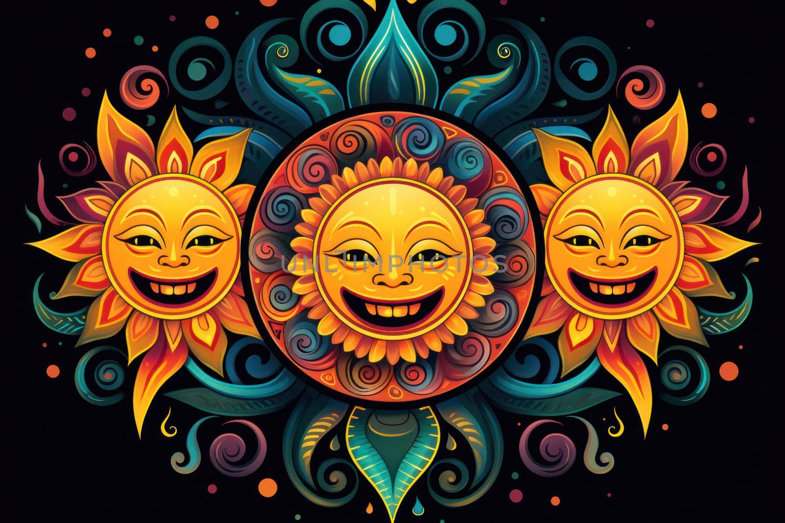 A whimsical portrayal of mischievous laughter sprites, their infectious joy and mirth radiating as they frolic through enchanted meadows.