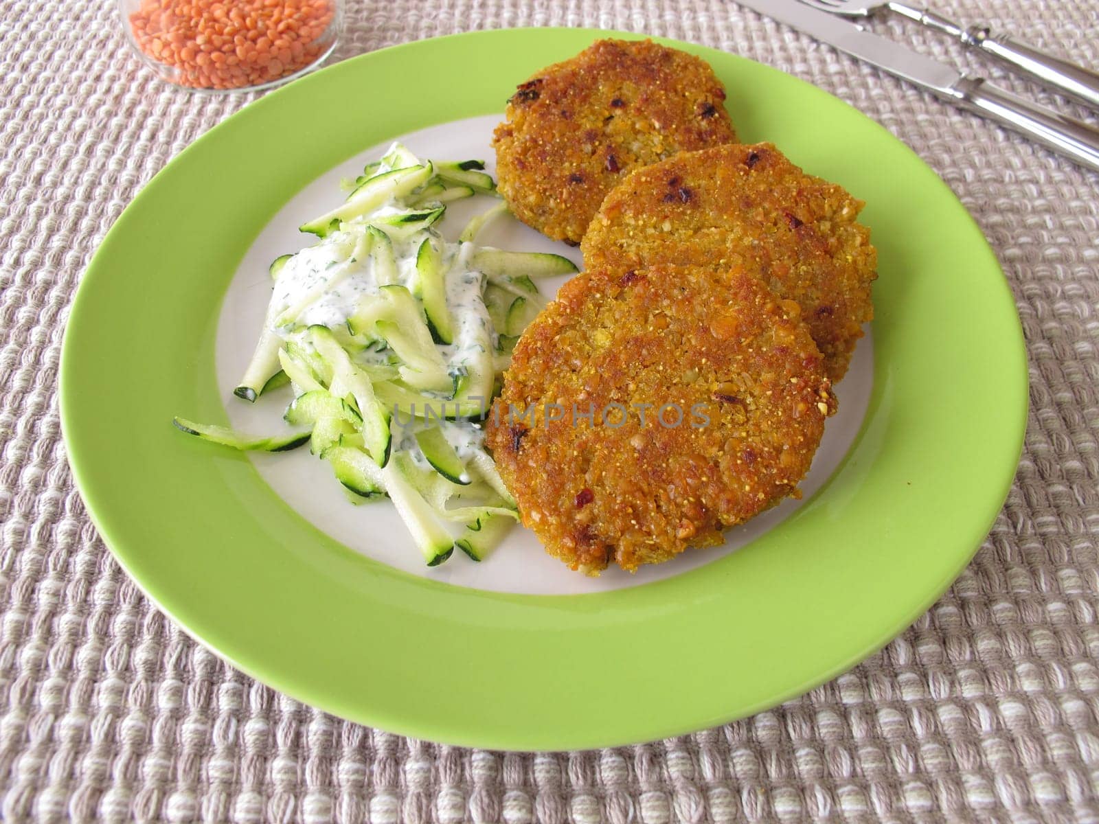 Red Lentils Bratlings