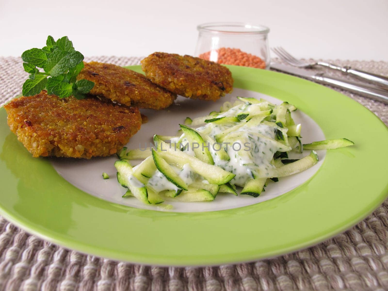 Red Lentils Bratlings