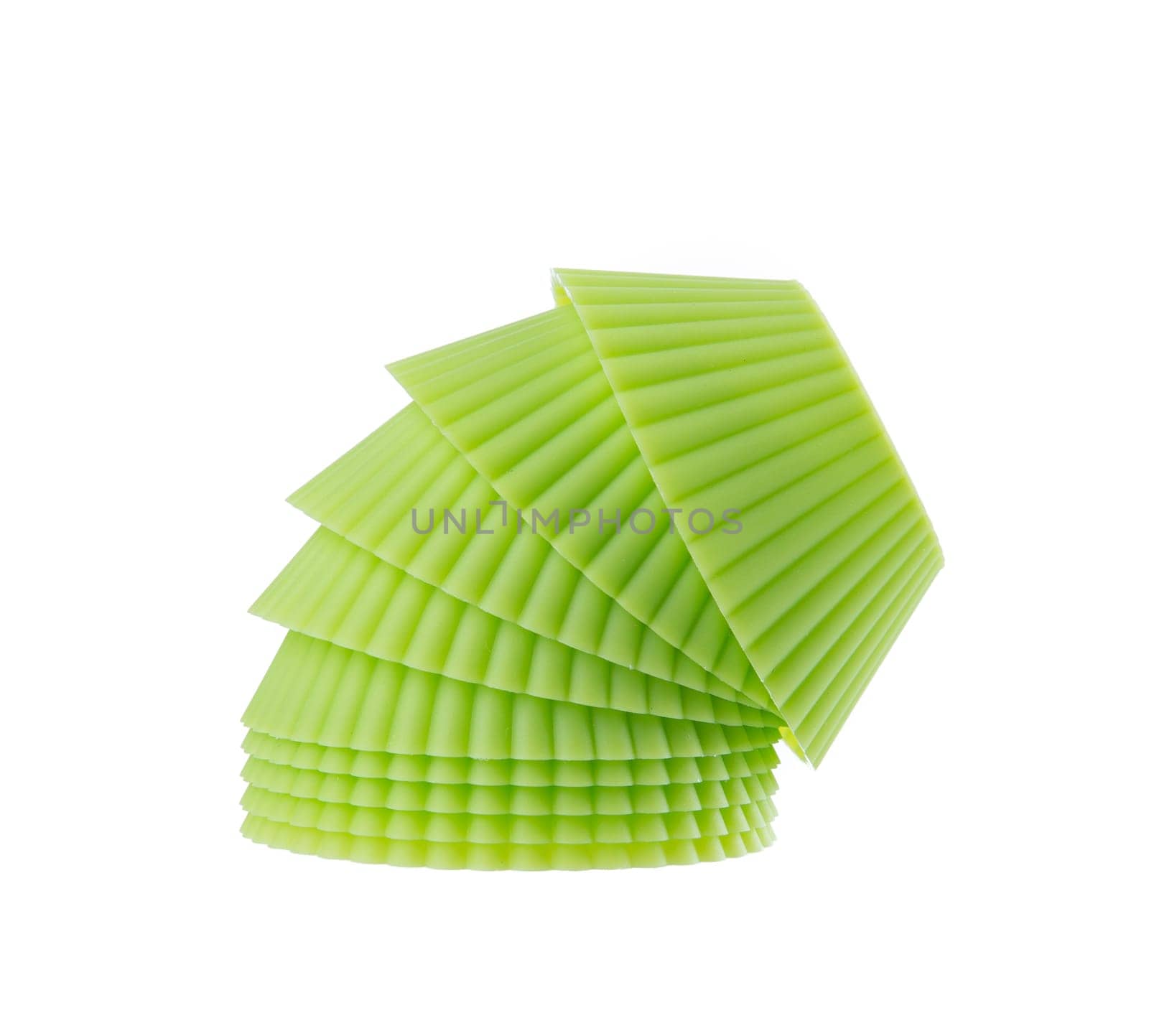 cupcake liners isolated on white background