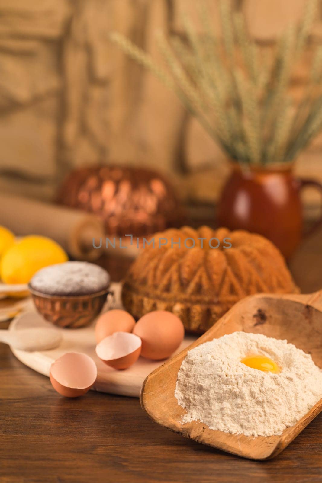 Baking cakes