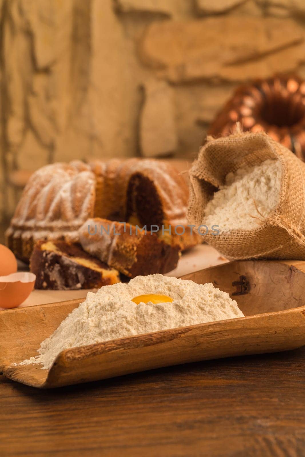 Baking cakes