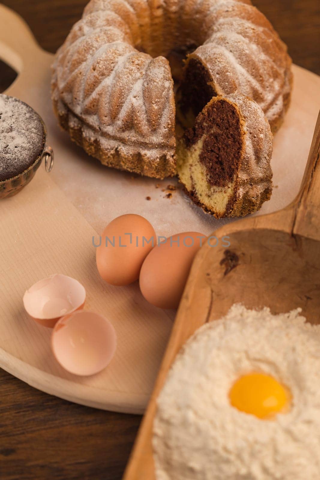 Baking cakes