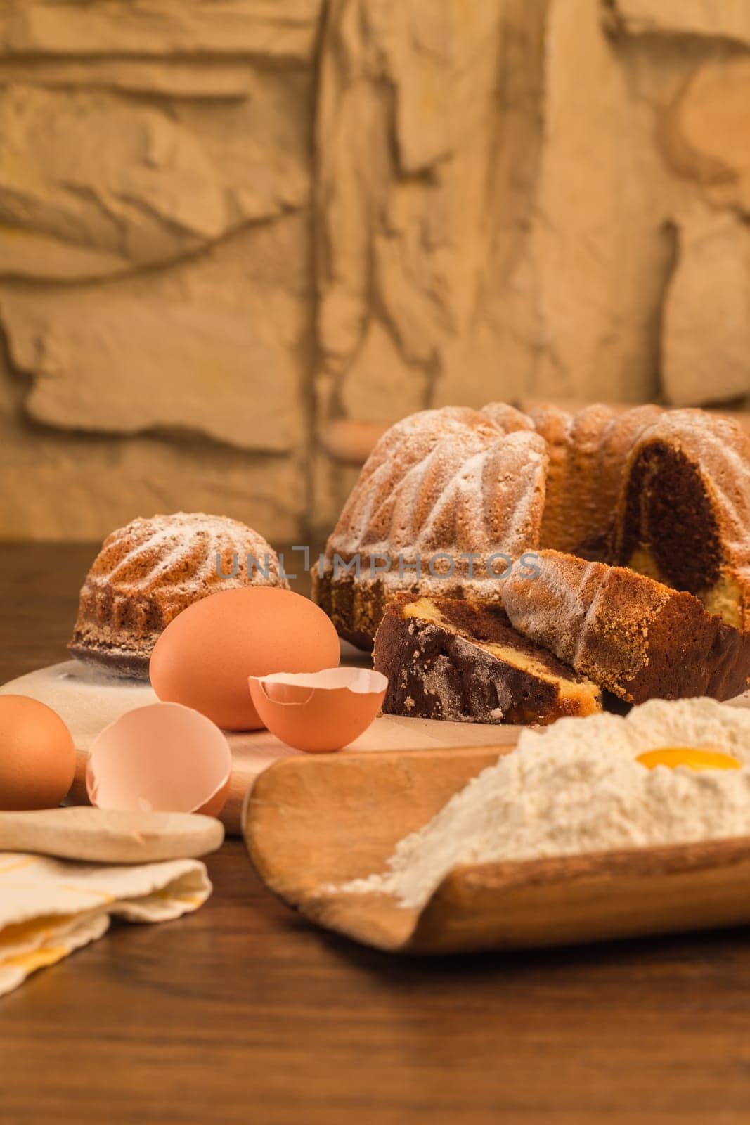 Baking cakes