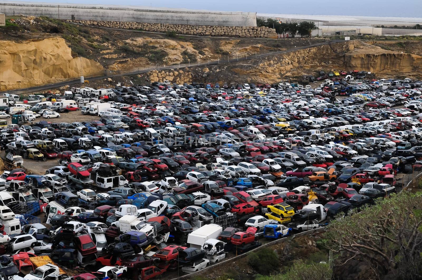 European Car Scrapping in Tenerife Canary Island Spain