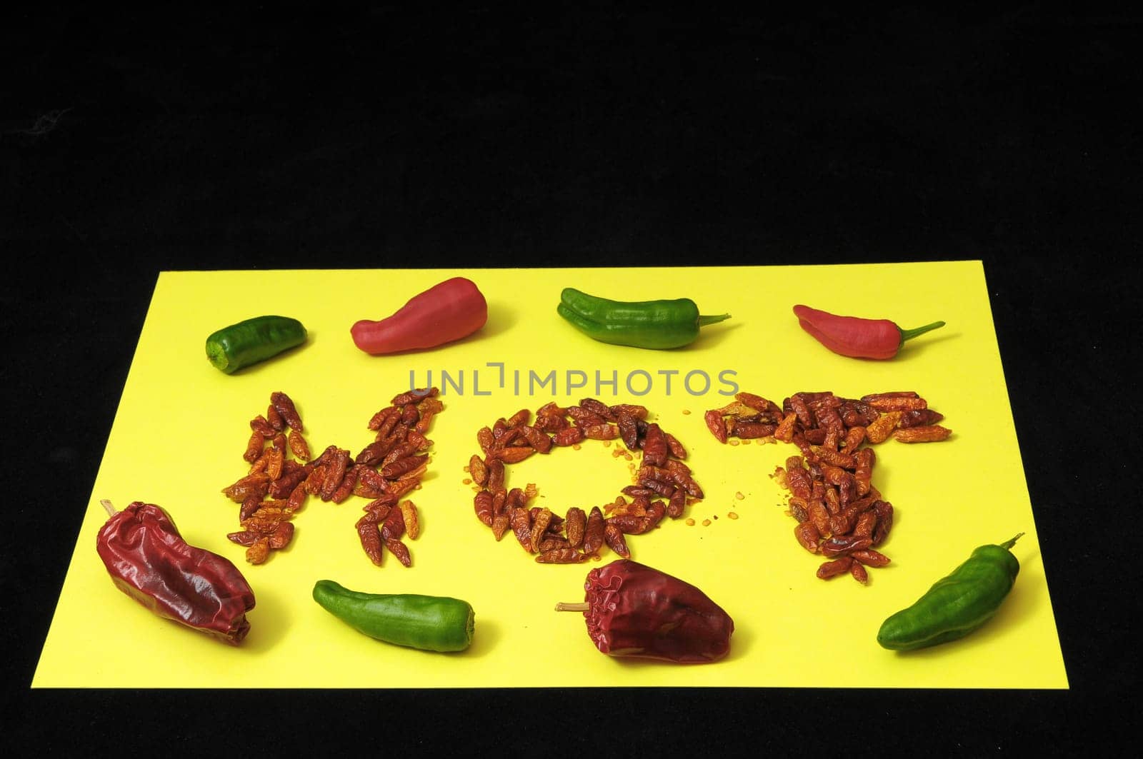 Some Very Hot Chili Peppers Ready to Cook