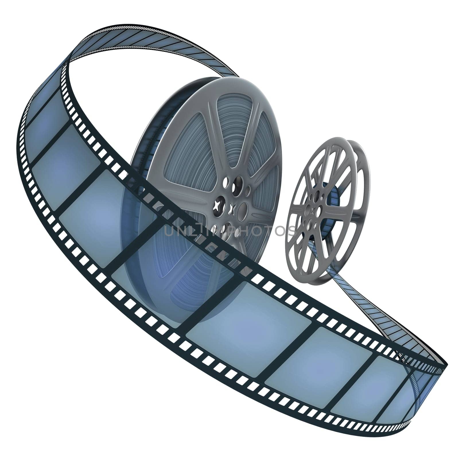 Film reel, concept of Industry cinematographic.