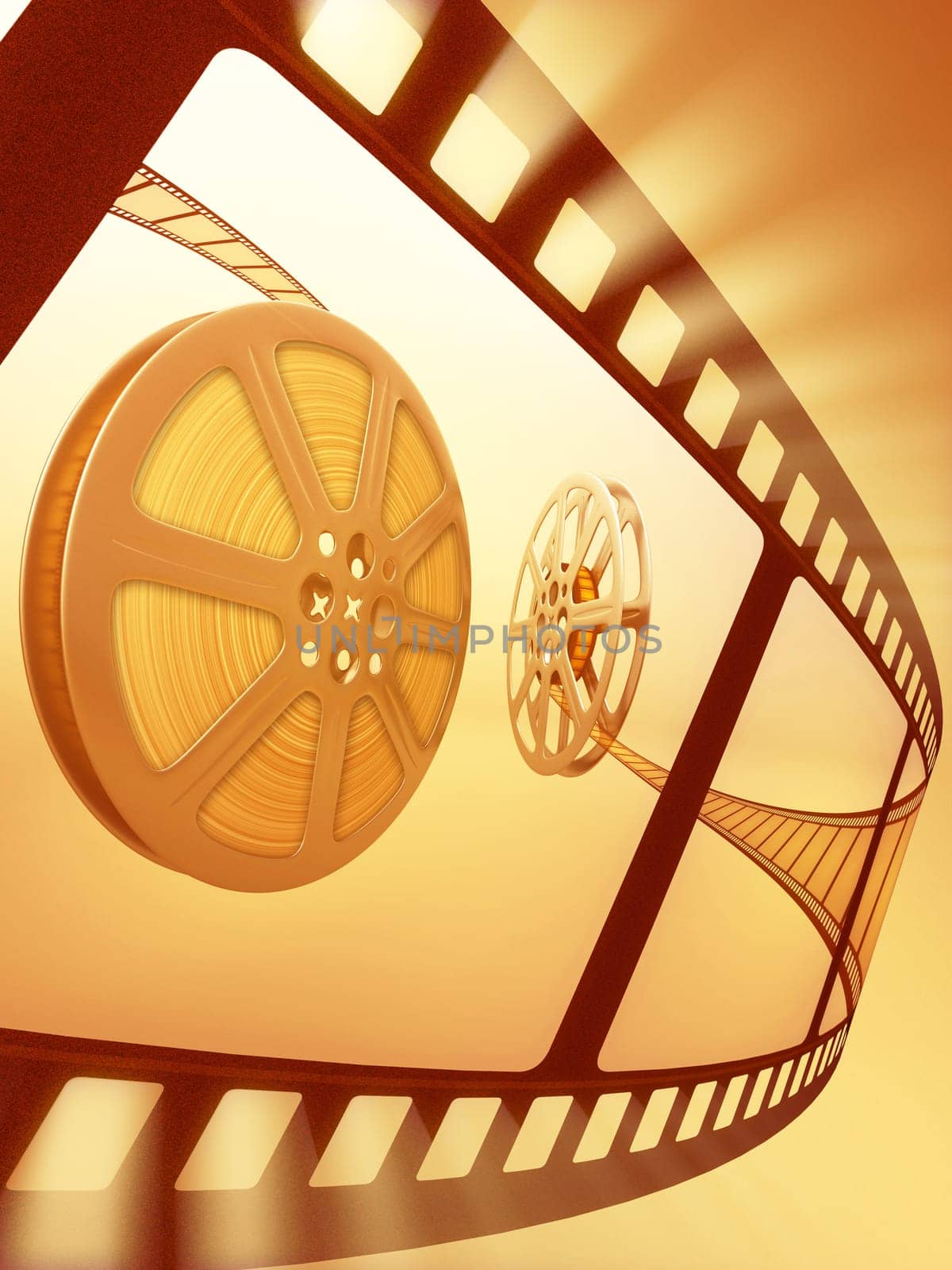 Concept of Industry cinematographic.