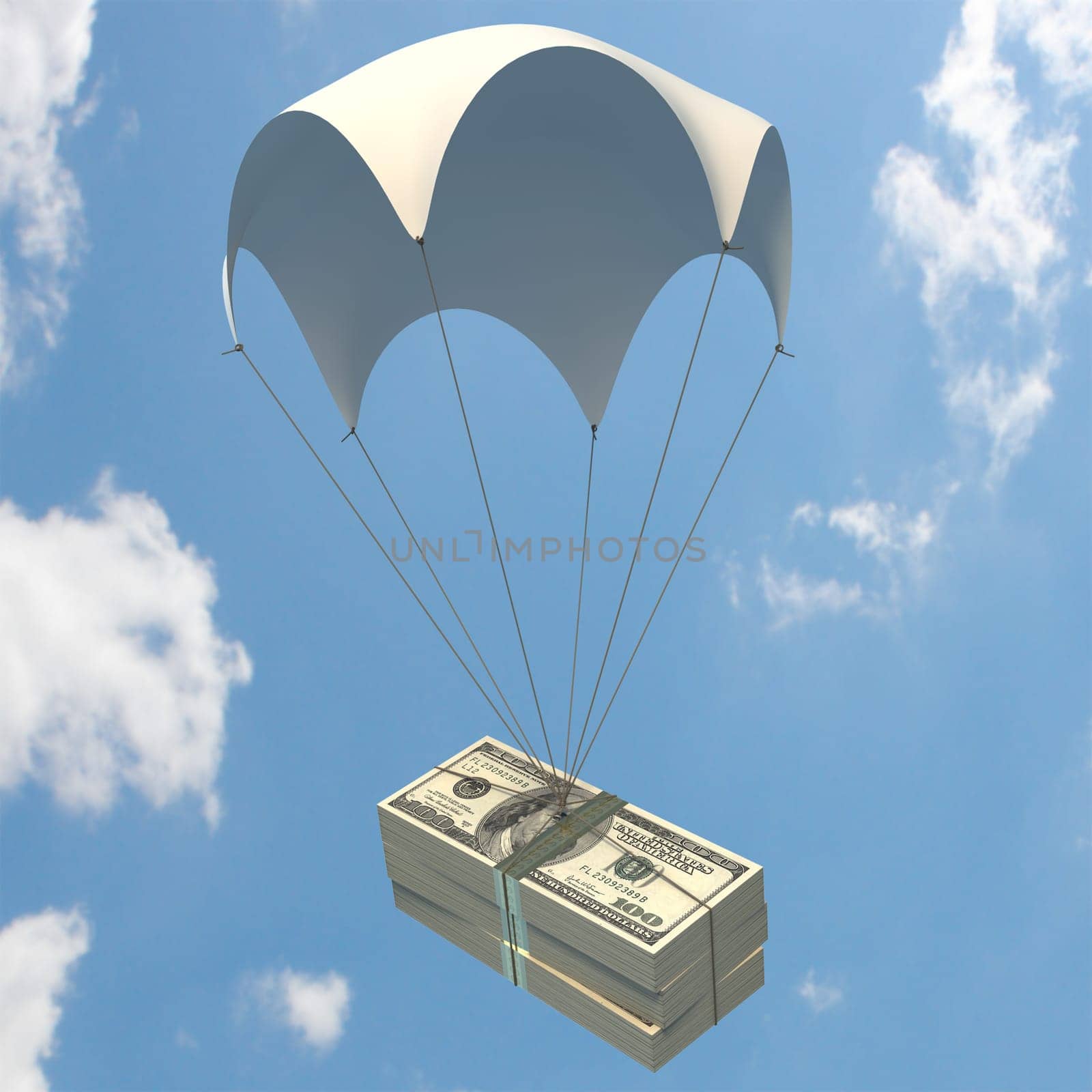 Concept of how to earn money easy.