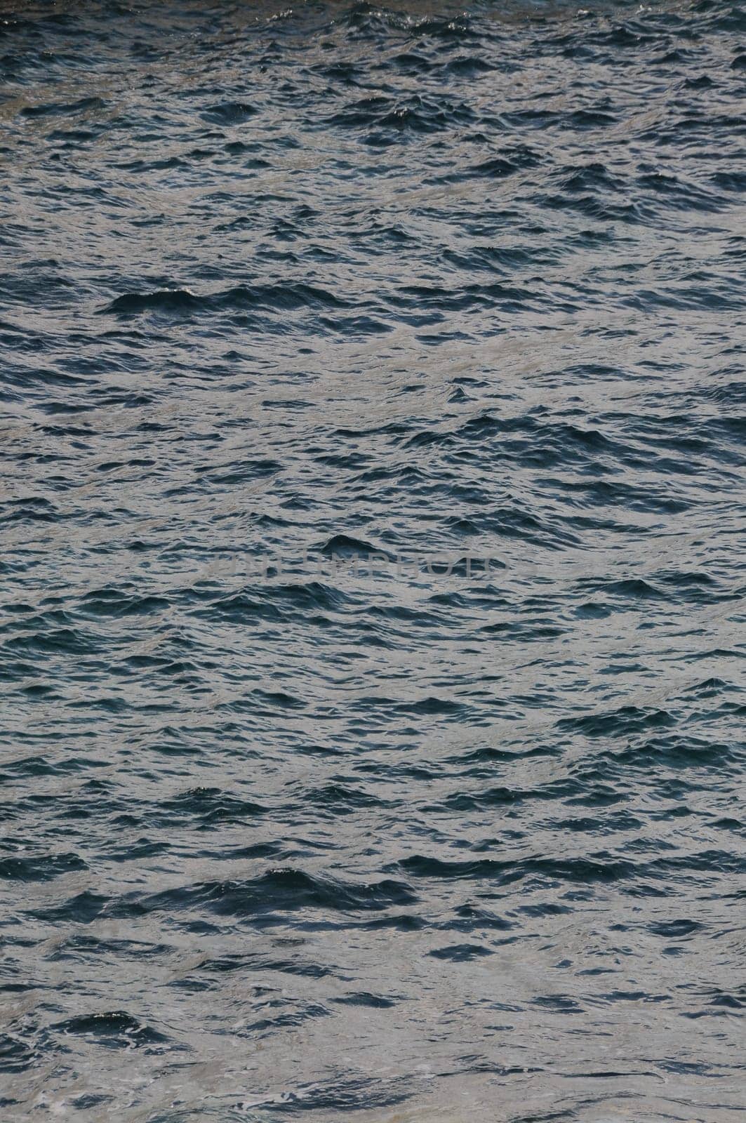 Blue Water Texture Pattern at Noon on the Atlantic Ocean