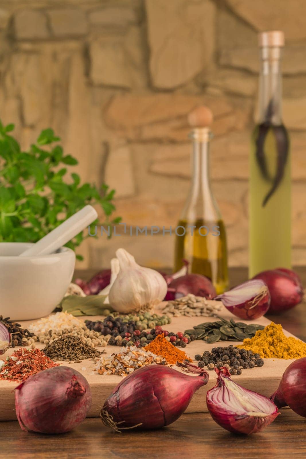 Spices in the kitchen