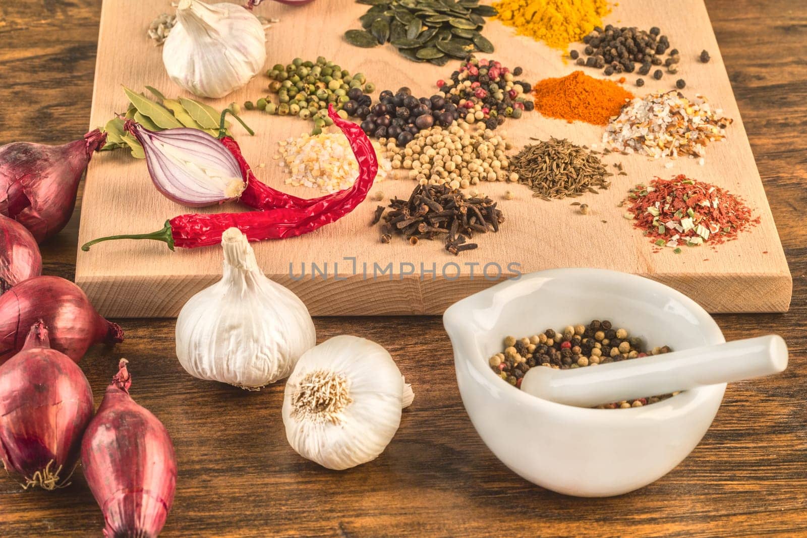 Spices in the kitchen