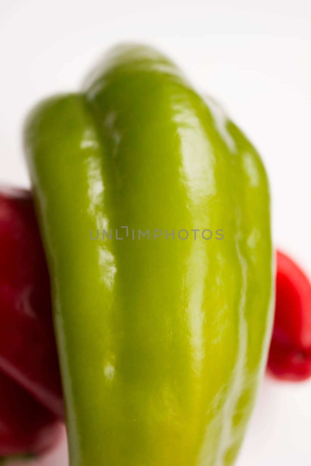 Composition of fresh and vibrant peppers.