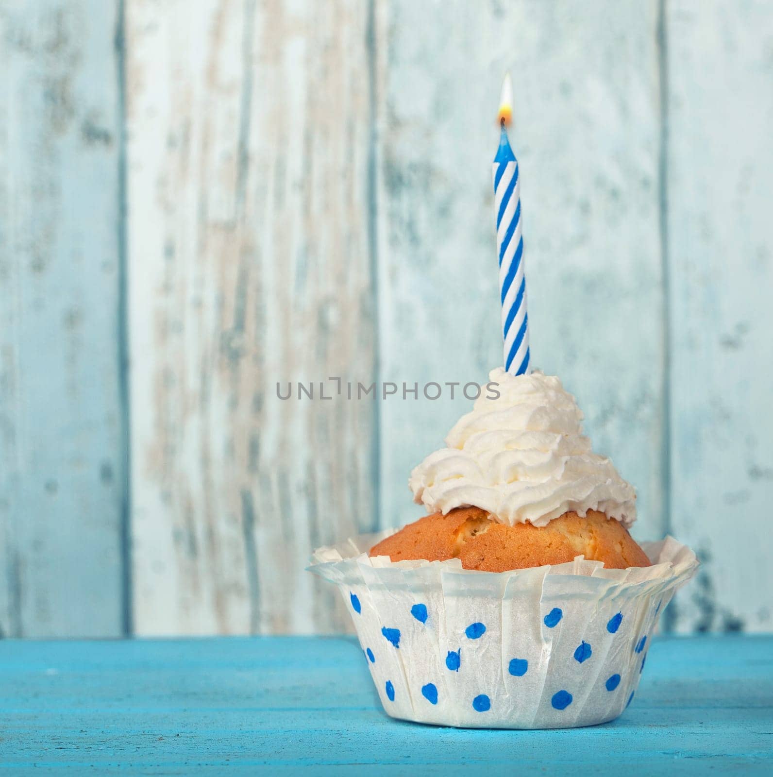 Cupcake blue