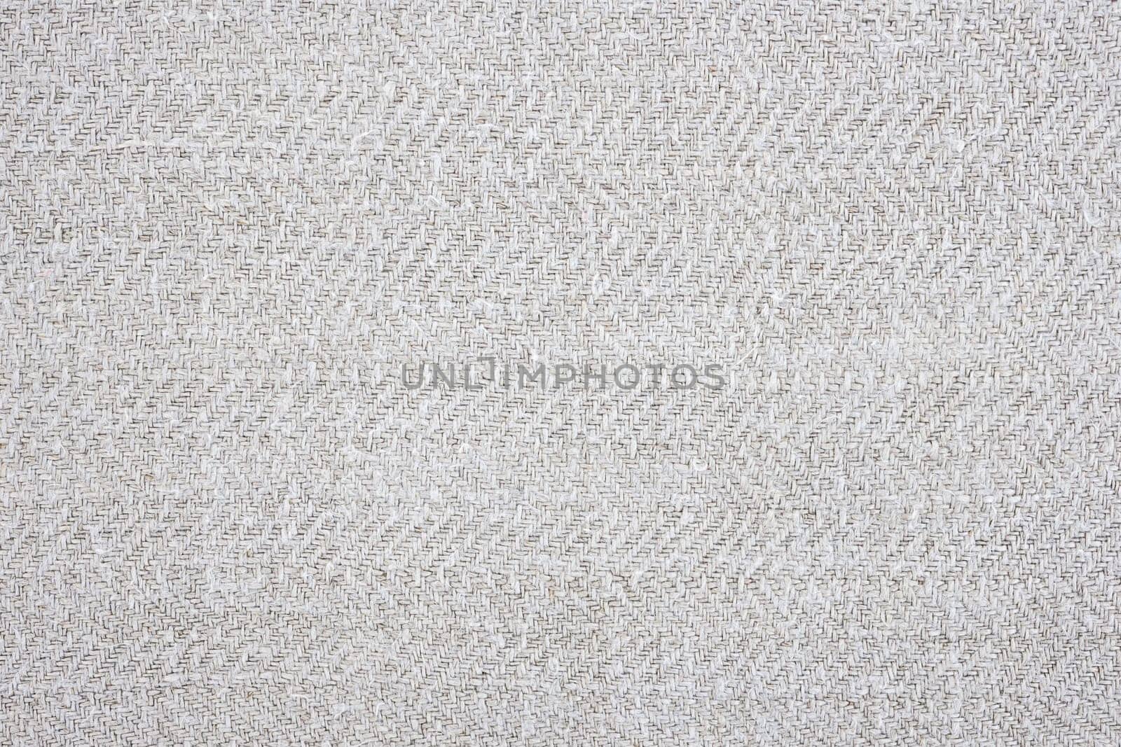 Vintage homespun handwoven linen fabric as background or texture