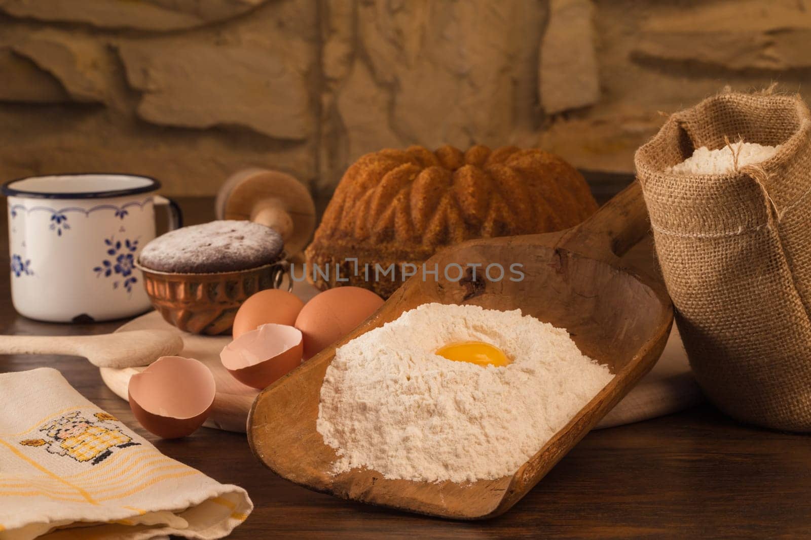 Baking cakes